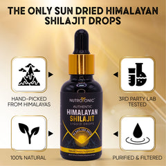 NutroTonic nano-filtration gold grade Shilajit purity and bioavailability