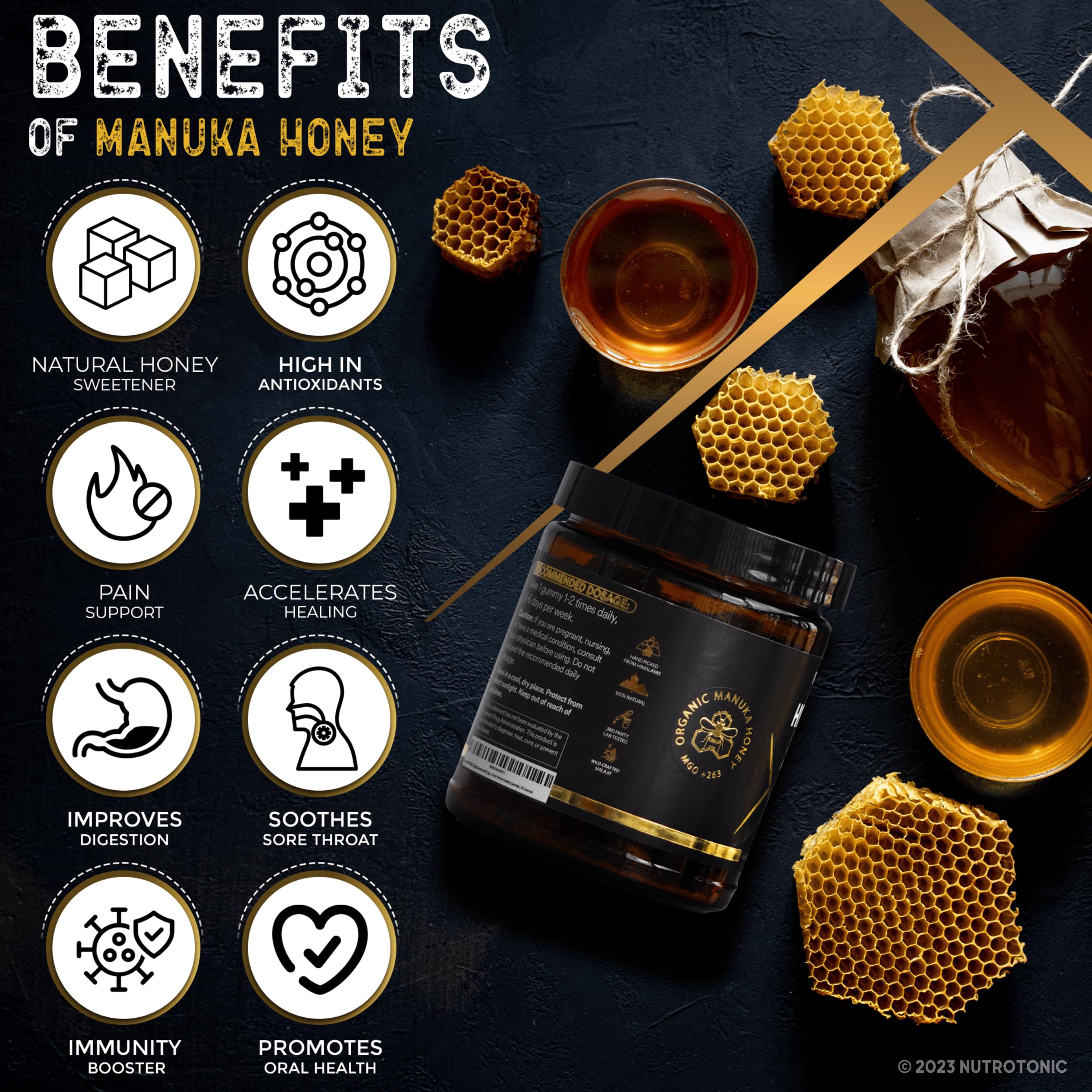 NutroTonic Shilajit Gummies vegan, organic formulation for ethical wellness