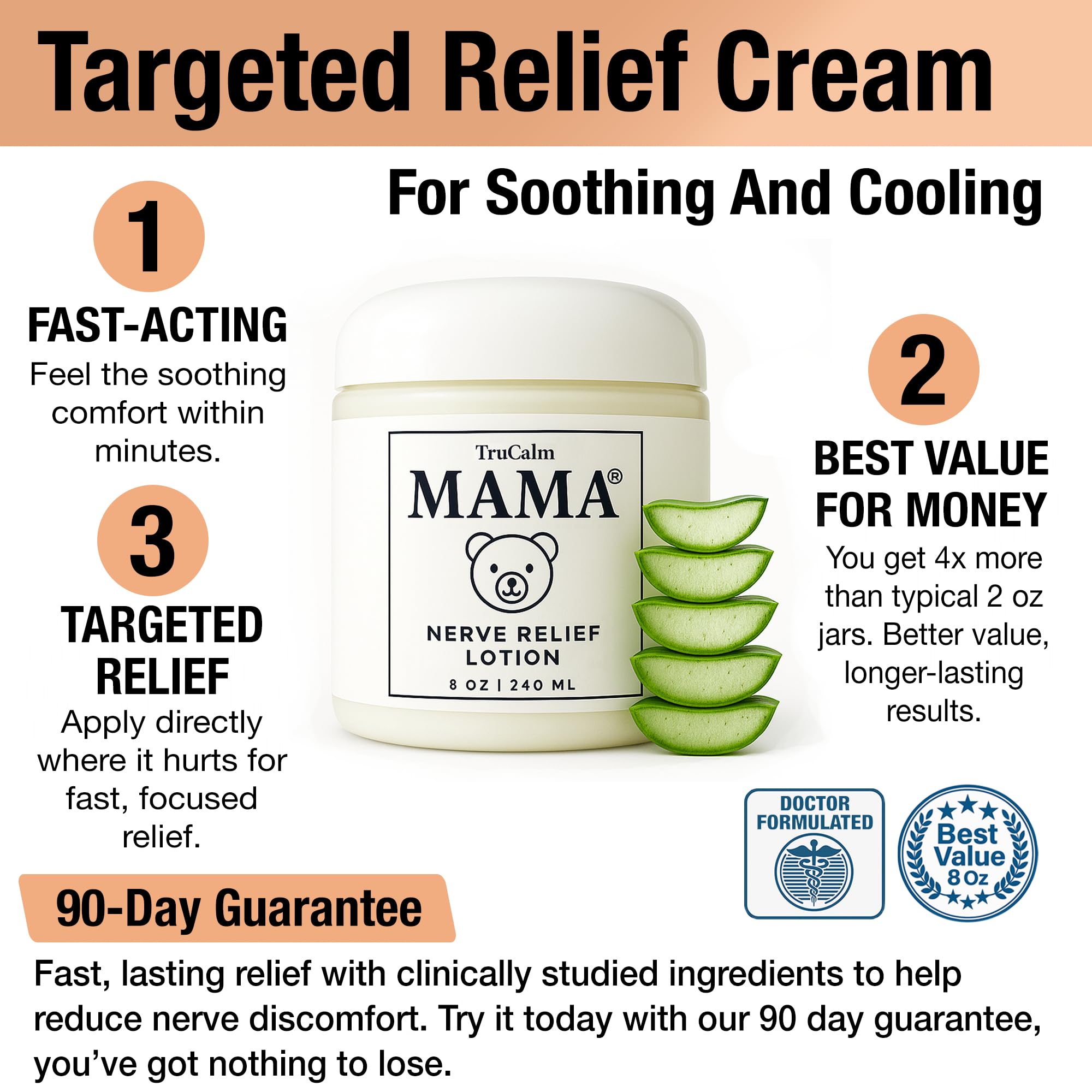 Nuturna Mama Lotion bottle closeup showing paraben-free formula
