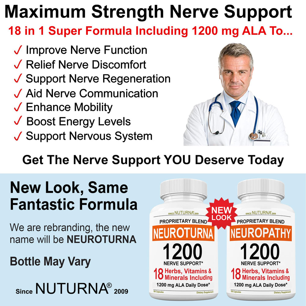 Nuturna Neuroturna dosage spoon image demonstrates precise serving information.