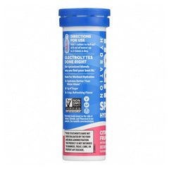 Nuun Active Citrus tablets dissolving in water for refreshing electrolyte boost.