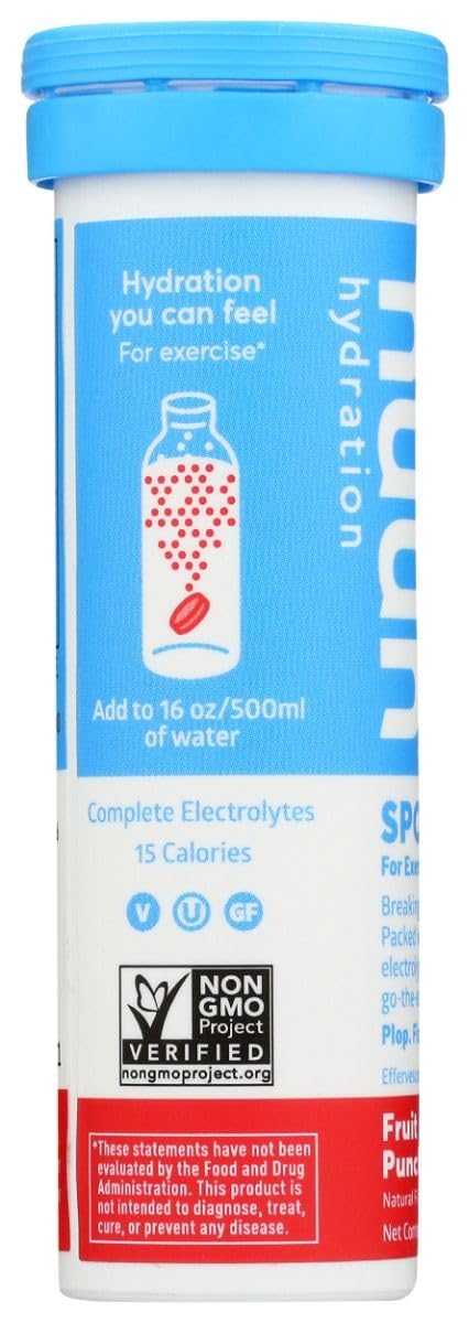 Nuun Hydration Active Fruit Punch bottle for quick hydration