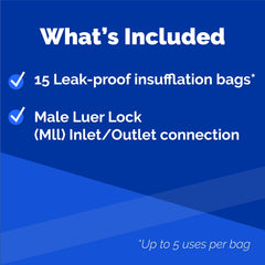 Nuvälsa 3-Chamber Insufflation Bag 750 ml offers larger-volume ozone sessions