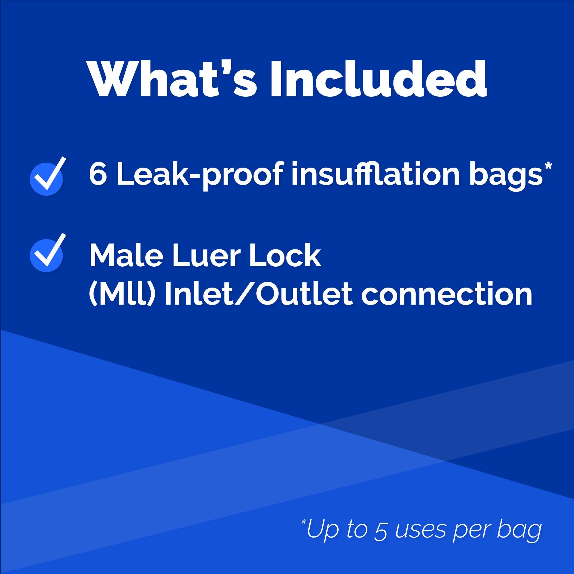 Nuvälsa 750 mL three-chamber bag for larger-volume ozone delivery