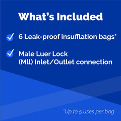 Nuvälsa 750 mL three-chamber bag for larger-volume ozone delivery