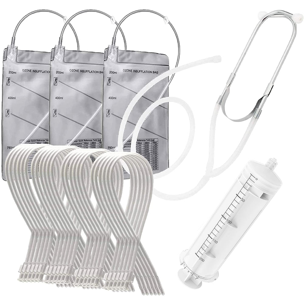 Nuvälsa ozone therapy set box highlighting durable ozone-resistant materials