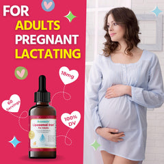 Nuvamin vegan, allergen-free iron drops bottle for clean use.