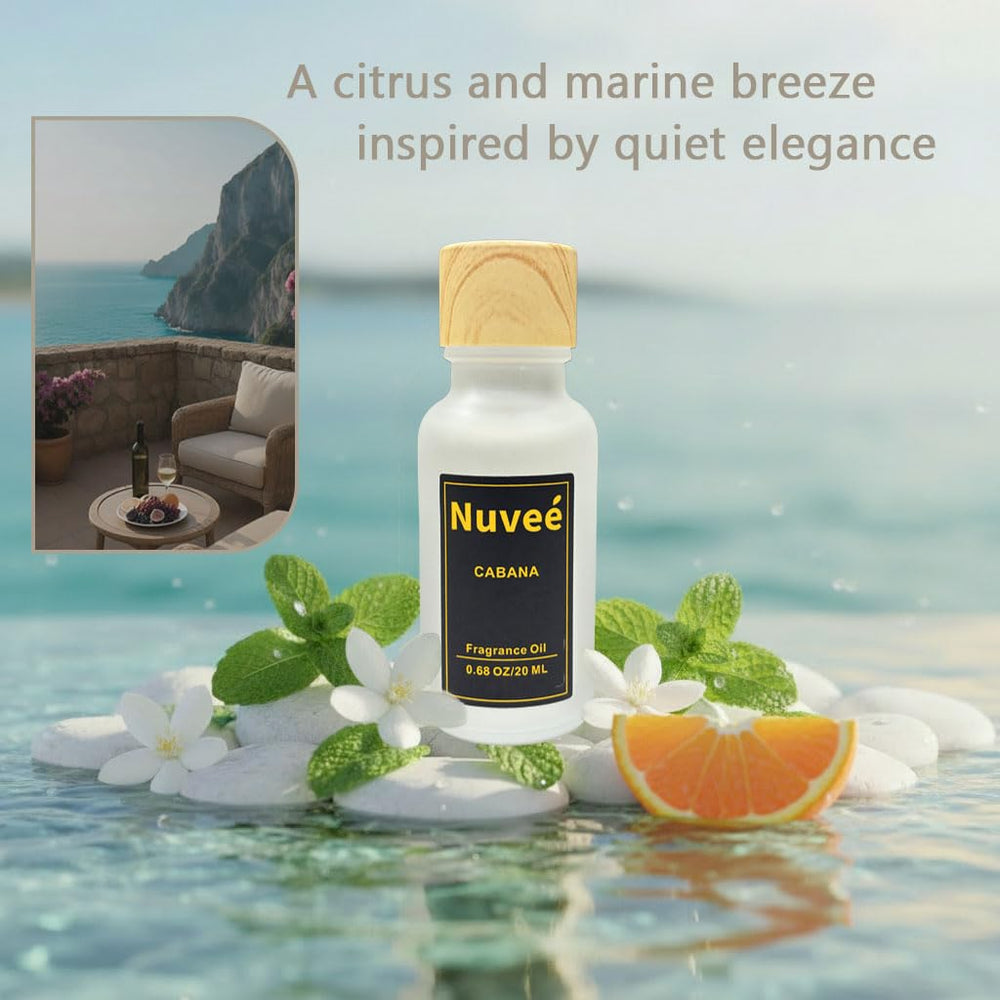 Close-up Nuveé bottle with elegant glass and labels.