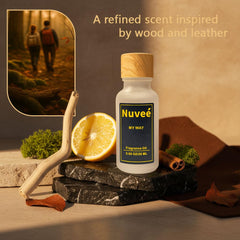 Nuveé Sweet Orange 20 ml bottle in sunlit room.