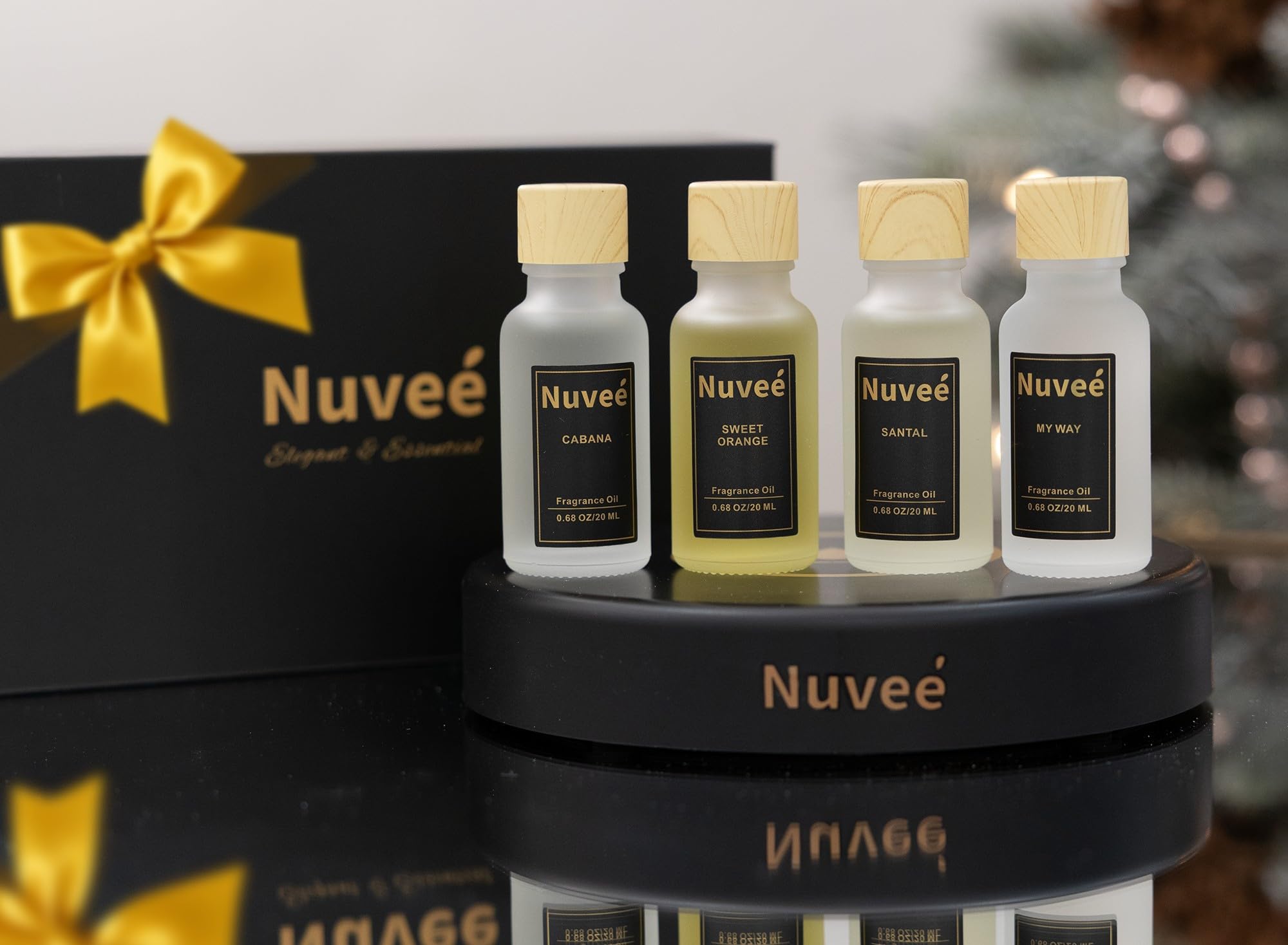 Nuveé wellness ritual setup for mindful evenings.