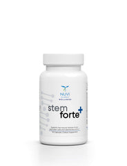 NuVi Global Stemforte Plus bottle front view showing the product and packaging for healthy aging.