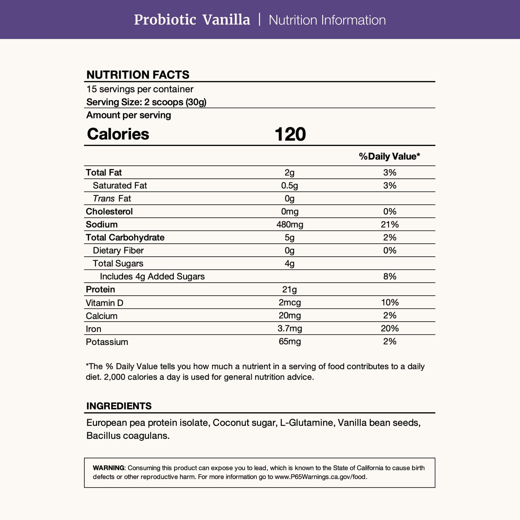 Nuzest Bethany's Pantry Vanilla Tub Front highlights premium vegan protein container.