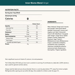 Nuzest Inner Biome Blend ginger flavor sip on bright counter