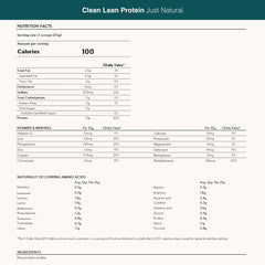 Nuzest protein scoop beside measuring spoon for precise portions.