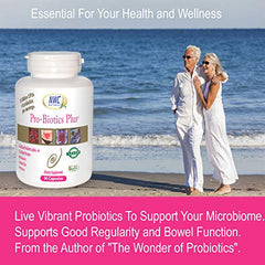 NWC Naturals Pro-Biotics Plus packaging on kitchen counter supports daily routine