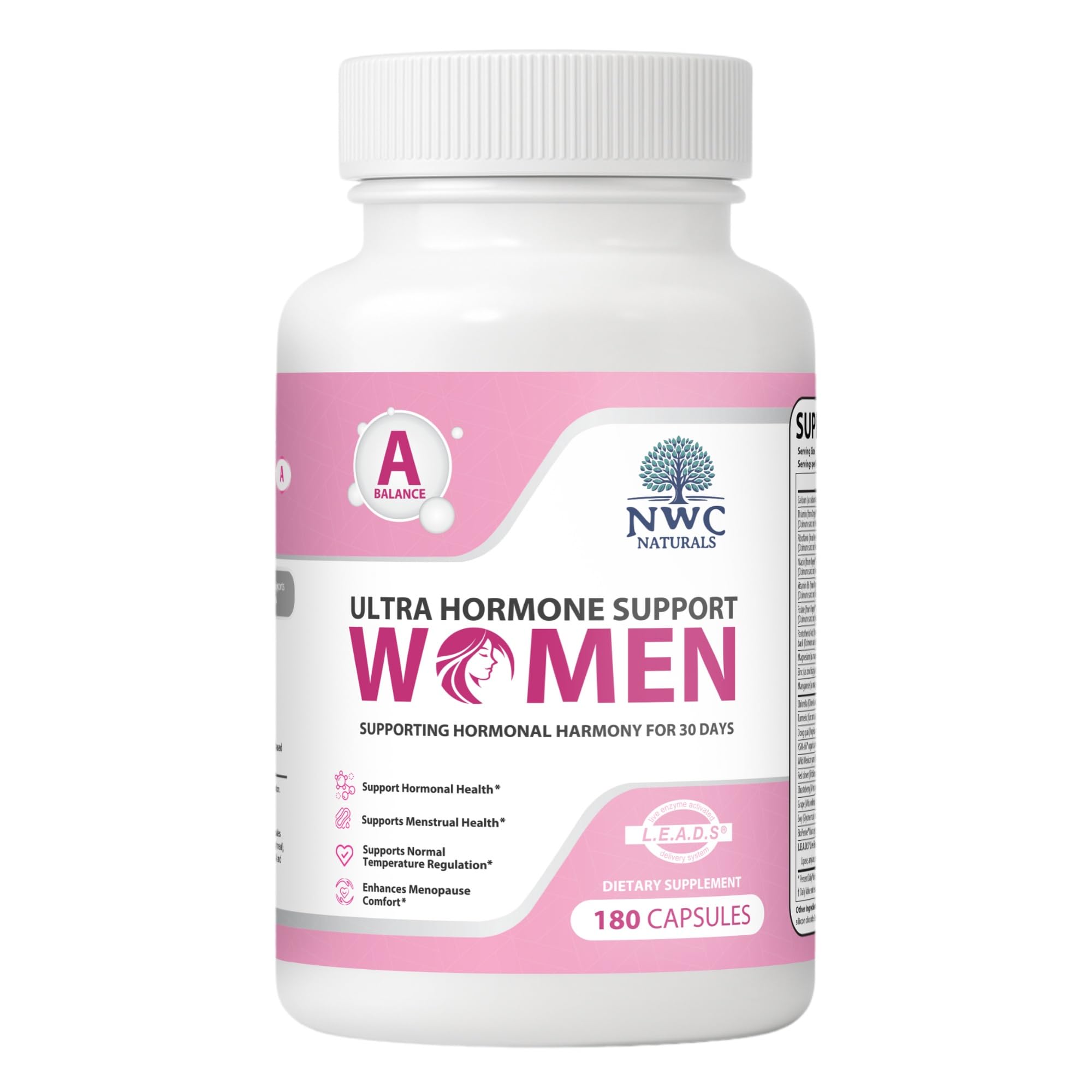 NWC Naturals Ultra-Hormone Support Formula A bottle front for daily balance support
