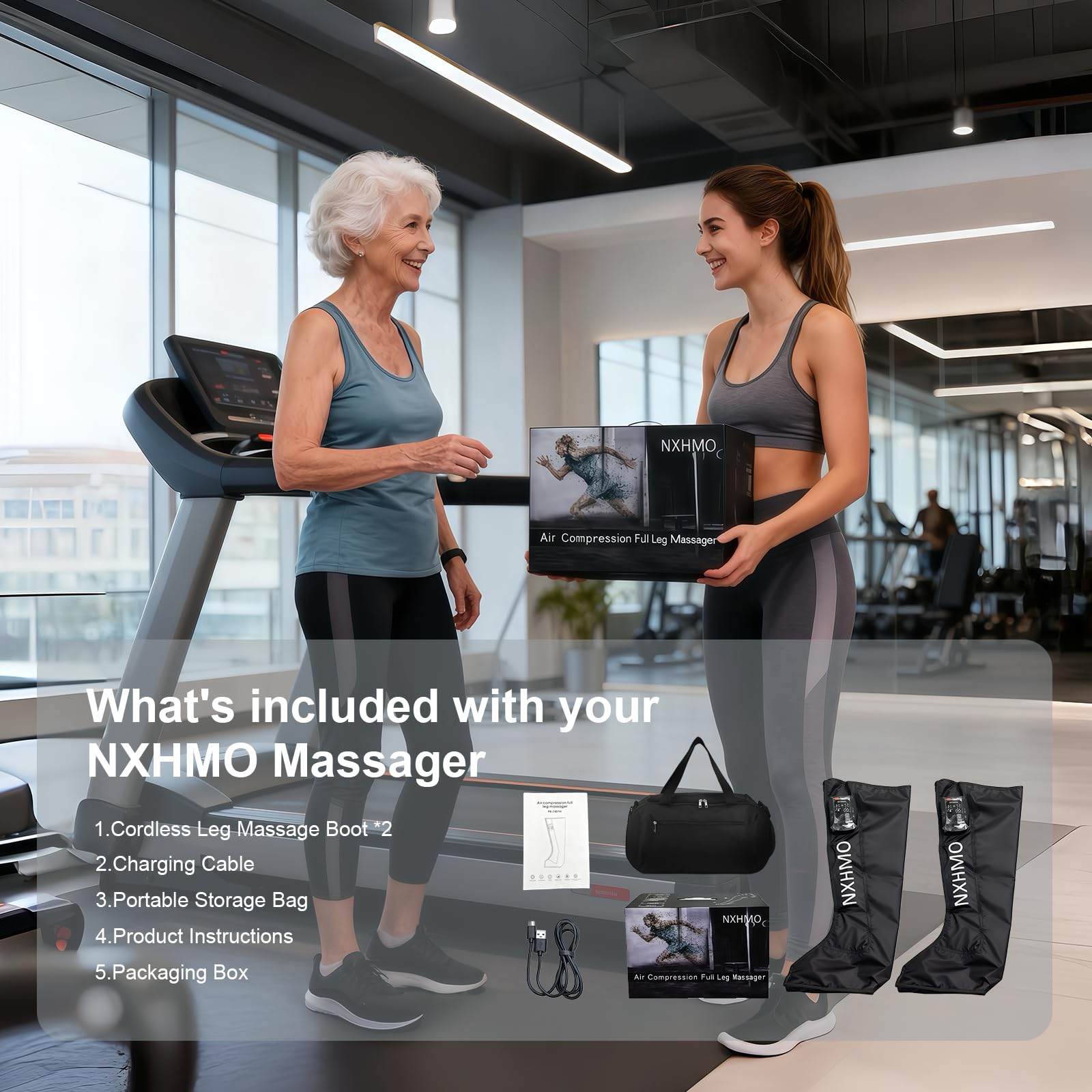 NXHMO compact carry bag for travel ready recovery sessions