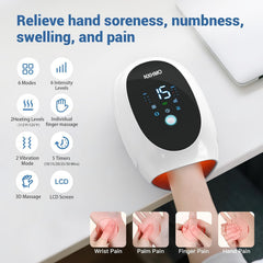 NXHMO 13-airbag compression targets wrist for fatigue relief