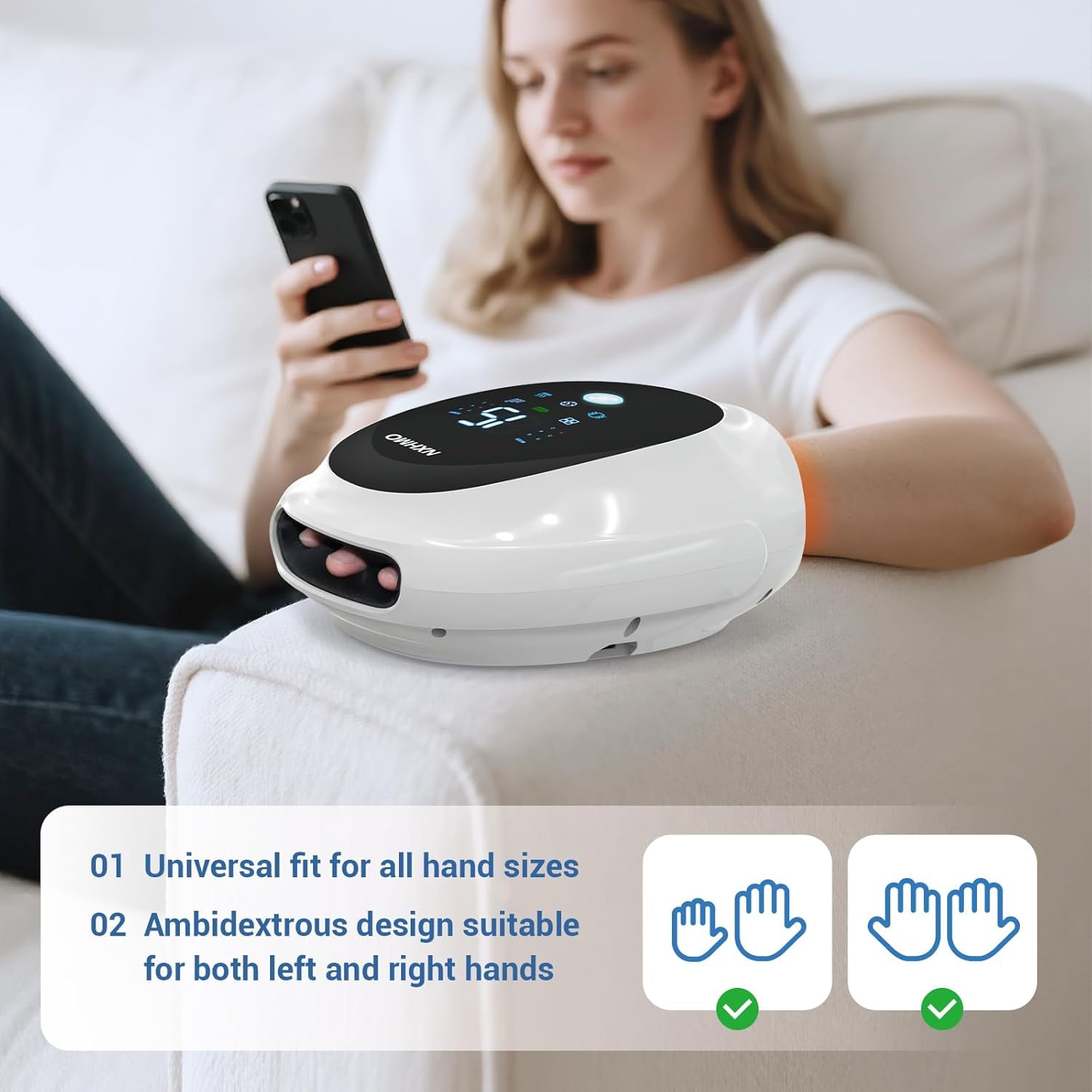 NXHMO compact design fits easily on a desk for office use