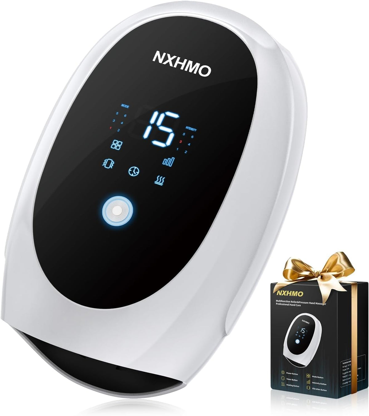 NXHMO hand massager heat-therapy in action for soothing relief at home