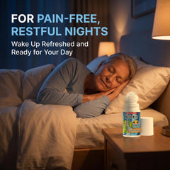 Nyloxin Knee pain relief application improves mobility.