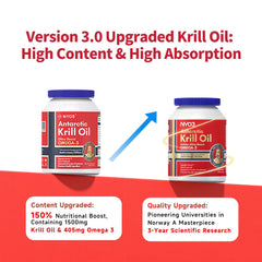 NYO3 Krill Oil astaxanthin visual highlights natural antioxidant potential.