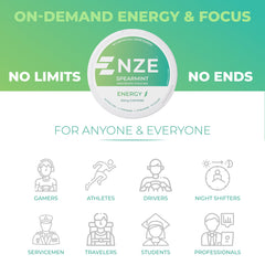 NZE Caffeine Nootropic Pouches blend L-Theanine for smoother energy