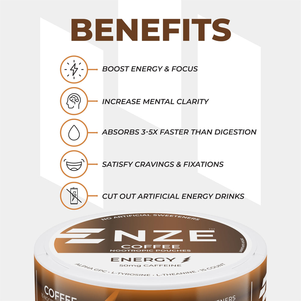 User applying NZE during work for focused energy.