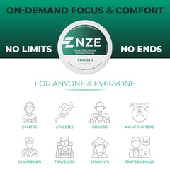 NZE Wintergreen pouch opening demonstrating easy, mess-free daily usage