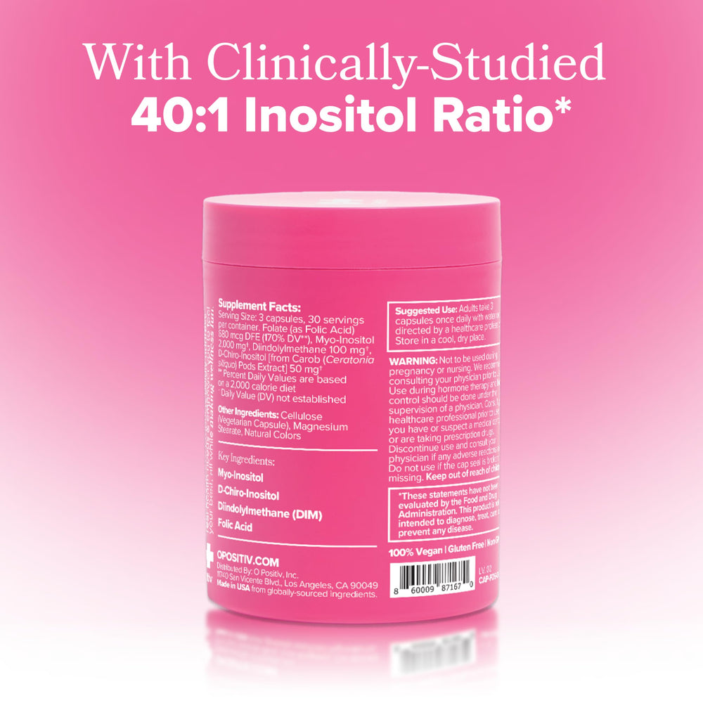 Inset illustration of FLO benefits and ingredients.