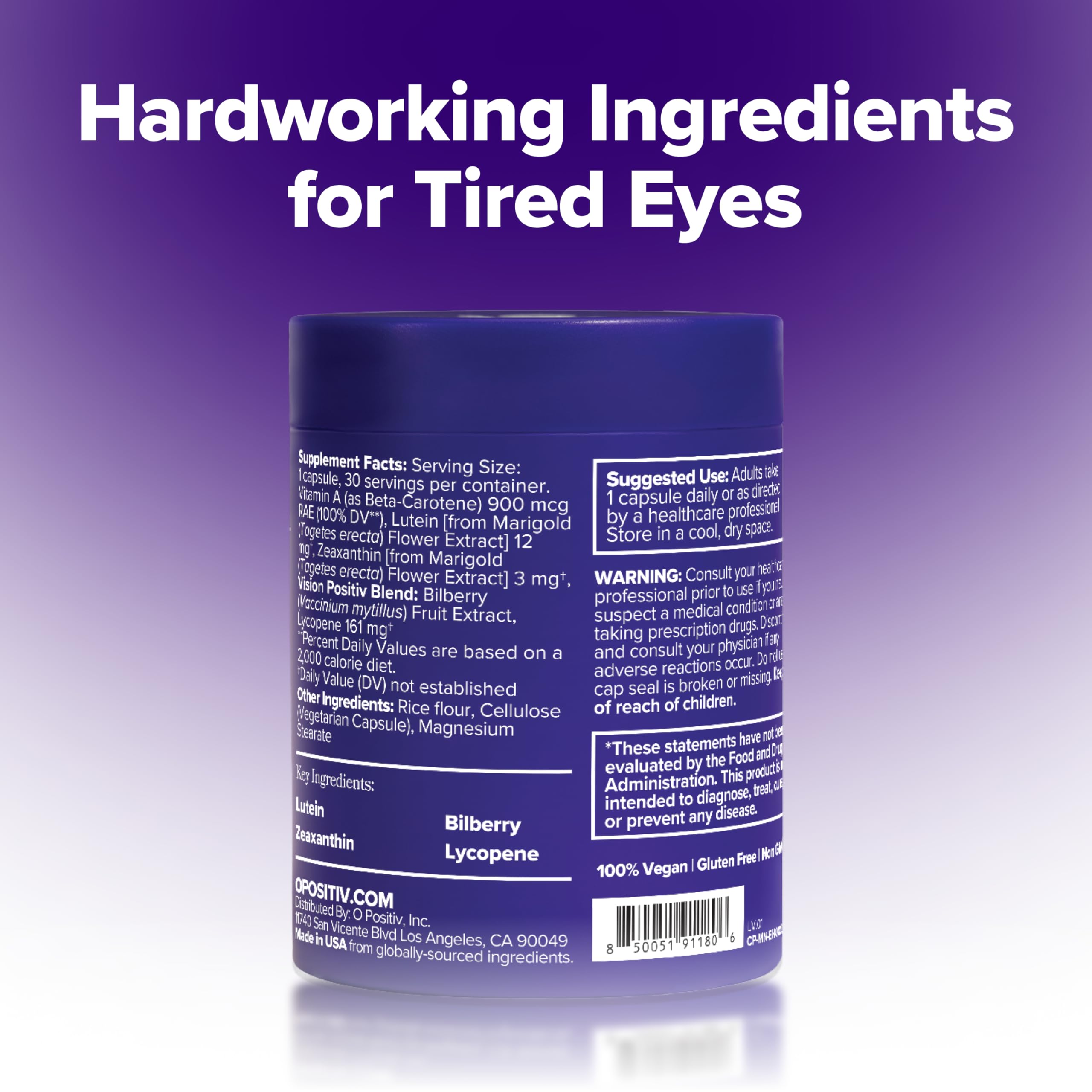Daily-use bottle of MENO Eye Health ready for routines.