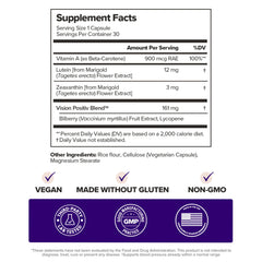 Vitamin A component in MENO Eye Health supports tear production.