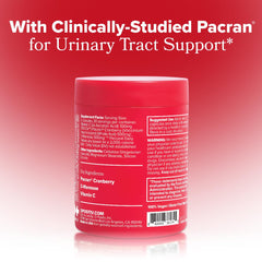 O Positiv URO packaging back label detailing ingredients