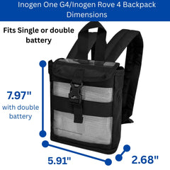 O2TOTES backpack no pockets design supports minimalist carry.