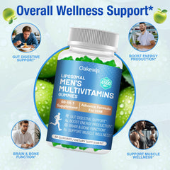 Oakevlp CoQ10 energy boost softgels for vitality.