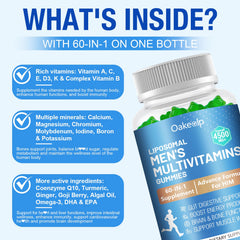 Oakevlp probiotics 18-strain capsules for gut health.