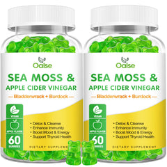 OALSE Sea Moss Gummies bottle front in vegan formula for daily support