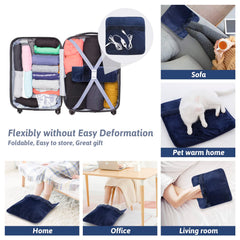 OANUIEM Foot Warmer provides warmth to feet, neck, and shoulders.
