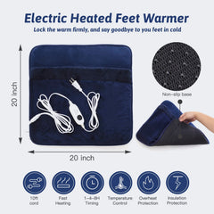 OANUIEM Foot Warmer uses Flannel and Shu Velveteen for cozy comfort.