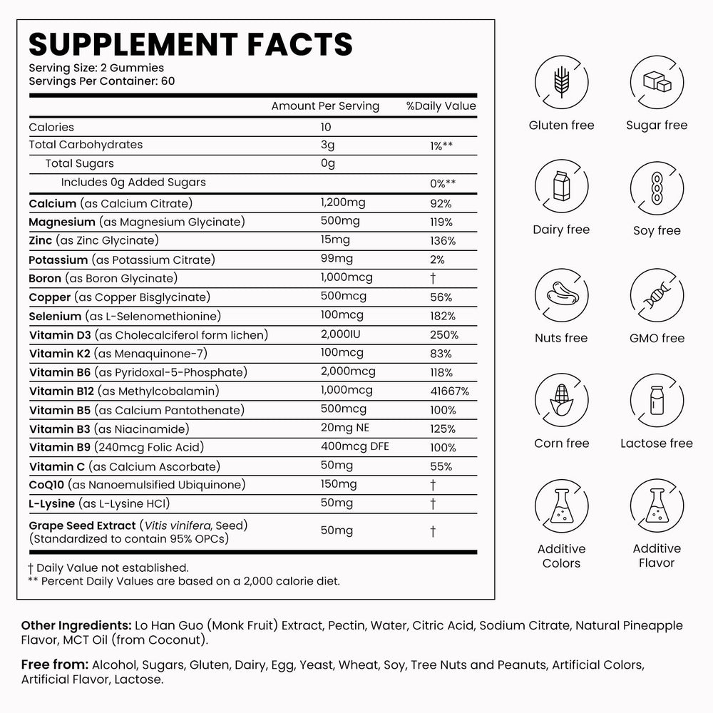 OASIS FORCE magnesium, zinc, and vitamins for a comprehensive nutrient blend.