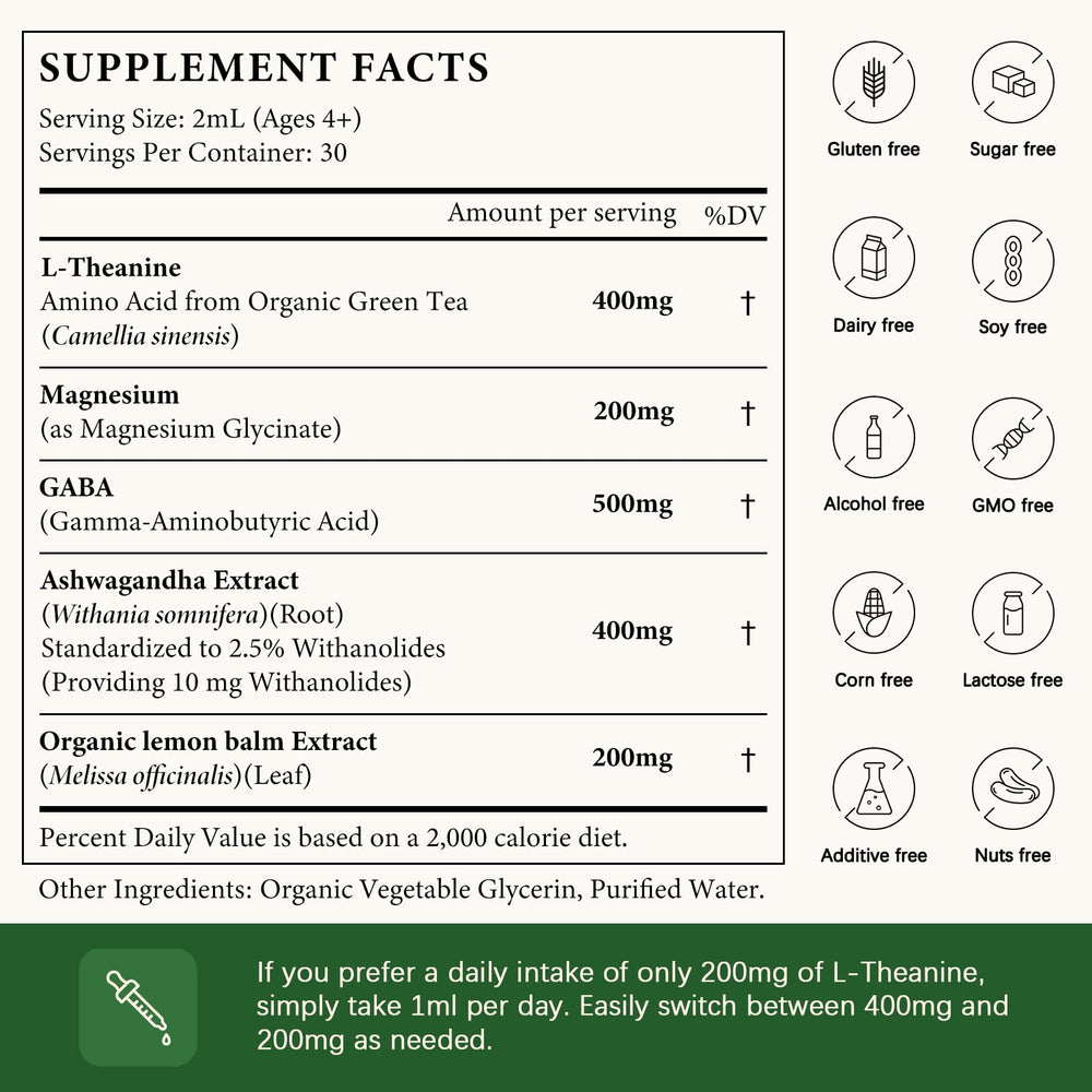 OASIS FORCE L-Theanine Drops support focused clarity during demanding work.