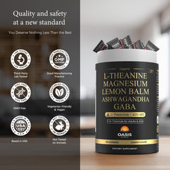 OASIS FORCE Vegan and gluten-free badge on packaging