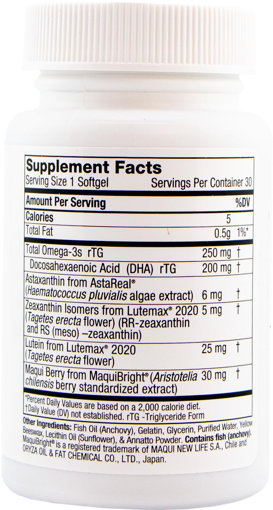 Oasis TEARS VISION maqui berry ingredient highlight for antioxidant support.