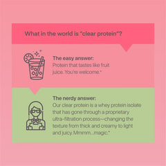 Oath Clear Whey Isolate sorbet idea after workouts looks tasty.