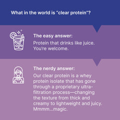 Grass-fed protein in Oath Clear Whey supports clean nutrition