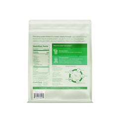 Oath Nutrition Clear Whey Limeade glass with ice — ideal post-workout sip