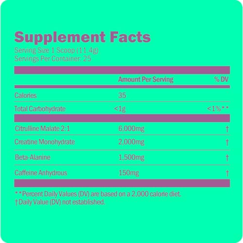 Oath Nutrition Sport Sugar Free Pre-Workout Appleberry Orchard label shows ingredients and caffeine content.