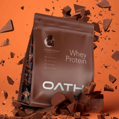Oath Nutrition whey protein essential amino acids graphic highlighting EAAs and BCAAs.