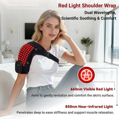 ObigaVc cordless shoulder heating pad battery pack supports long wireless use at home or work