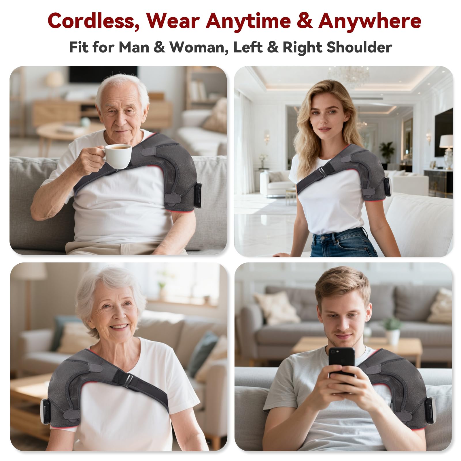 ObigaVc detachable controller enables easy customization of your relaxation sessions